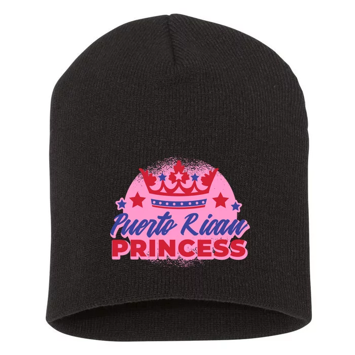 Puerto Rican Princess Short Acrylic Beanie