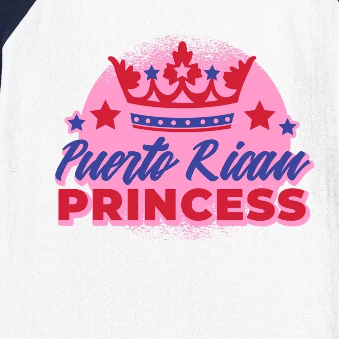 Puerto Rican Princess Baseball Sleeve Shirt