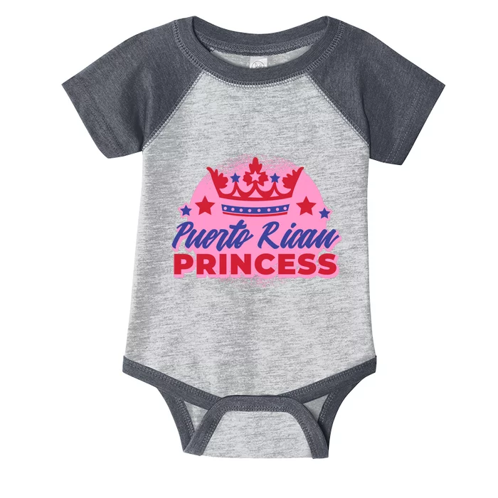 Puerto Rican Princess Infant Baby Jersey Bodysuit