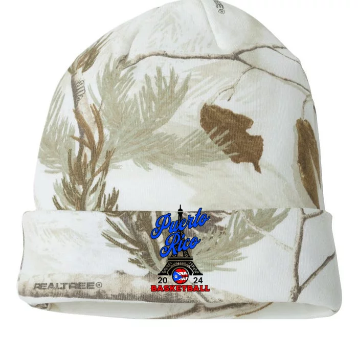 Puerto Rican Pride Basketball Sport Puerto Rico Flag Boricua Kati - 12in Camo Beanie