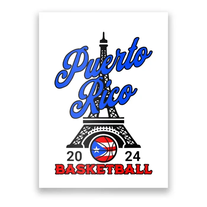 Puerto Rican Pride Basketball Sport Puerto Rico Flag Boricua Poster