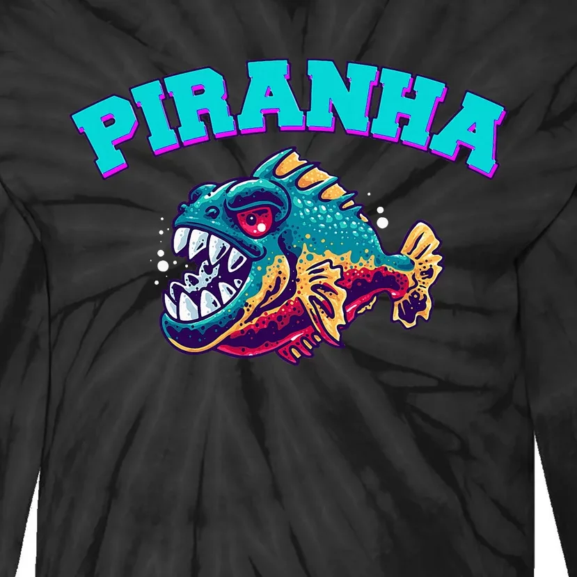 Piranha Retro Tie-Dye Long Sleeve Shirt