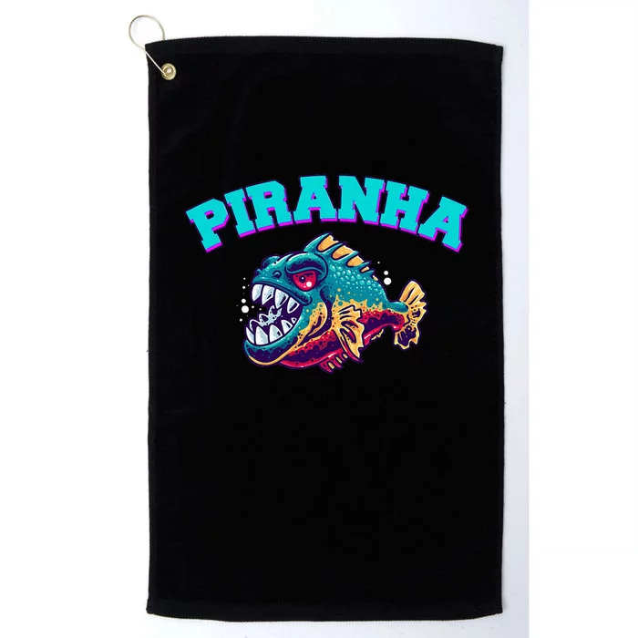 Piranha Retro Platinum Collection Golf Towel