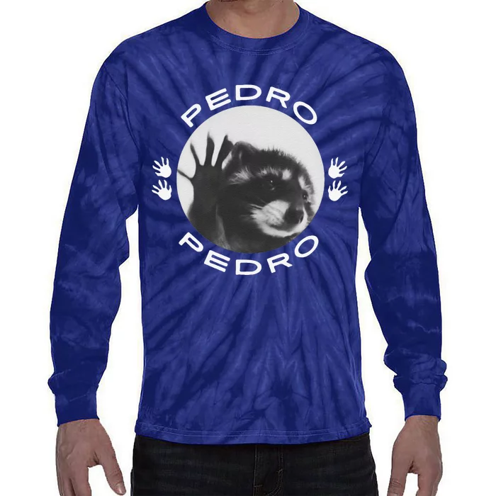 Pedro Raccoon Tie-Dye Long Sleeve Shirt