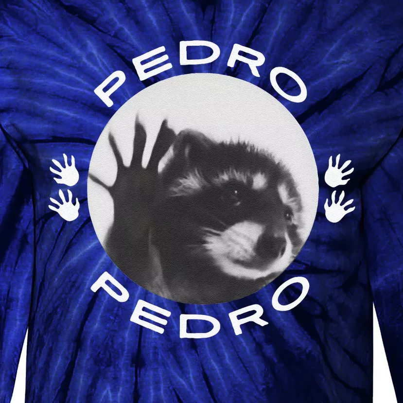 Pedro Raccoon Tie-Dye Long Sleeve Shirt