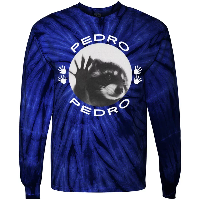 Pedro Raccoon Tie-Dye Long Sleeve Shirt