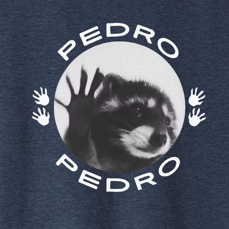 Pedro Raccoon Women's Crop Top Tee