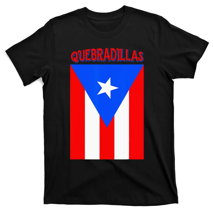 Puerto Rican Quebradillas Puerto Rico Flag T-Shirt