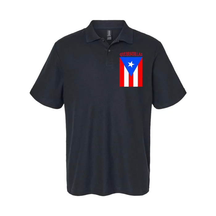 Puerto Rican Quebradillas Puerto Rico Flag Softstyle Adult Sport Polo