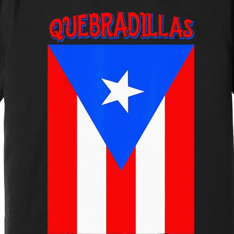 Puerto Rican Quebradillas Puerto Rico Flag Premium T-Shirt