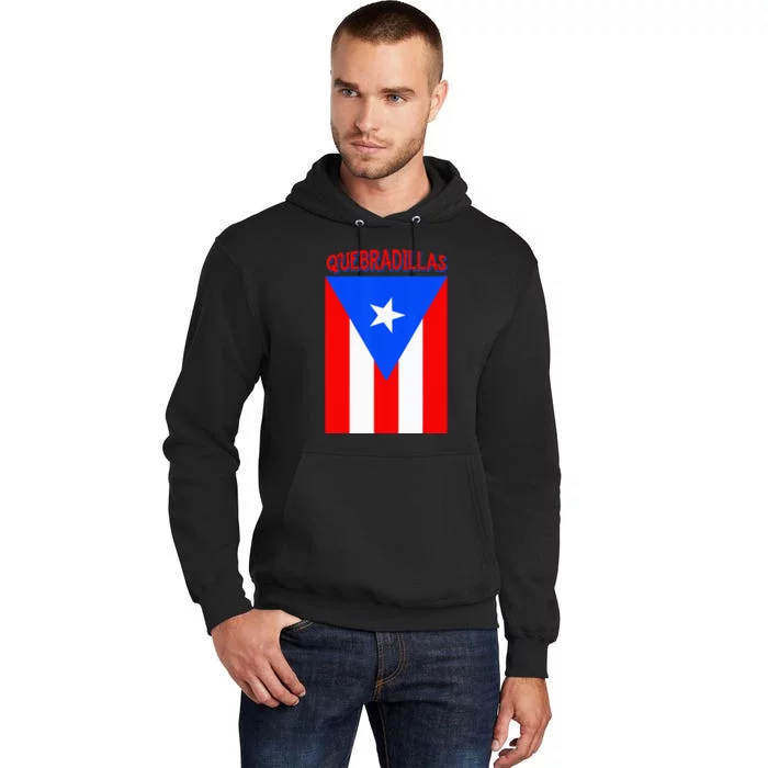 Puerto Rican Quebradillas Puerto Rico Flag Tall Hoodie