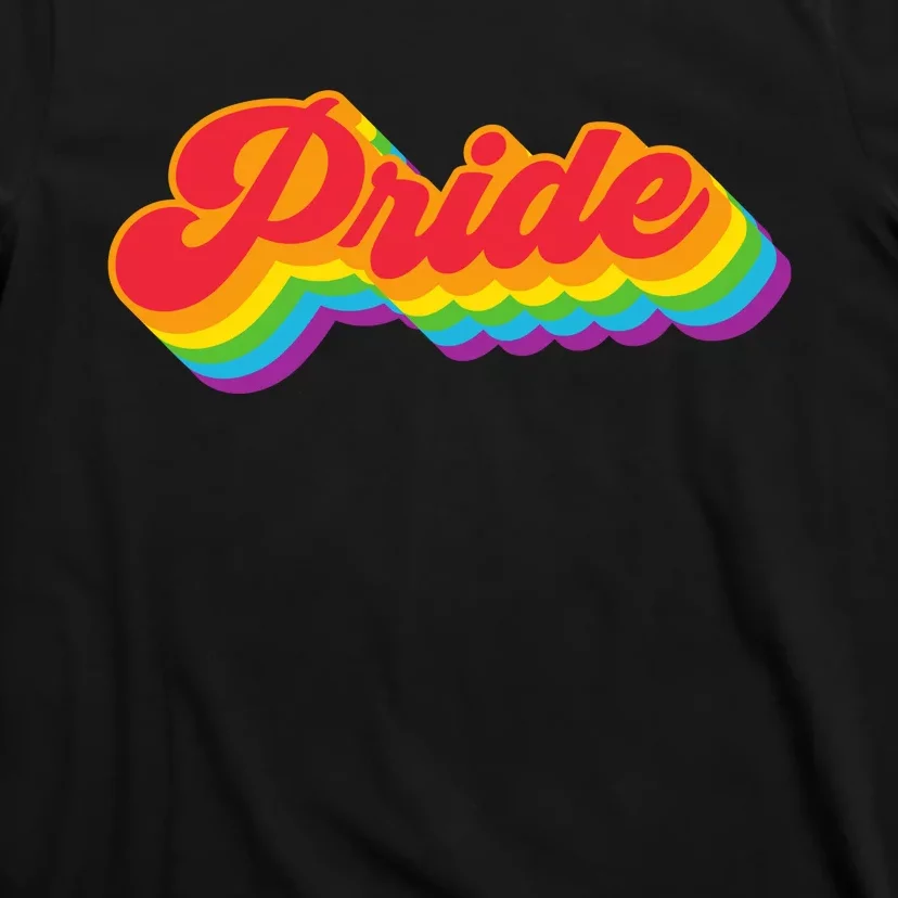 Pride Rainbow Retro LGBTQ T-Shirt