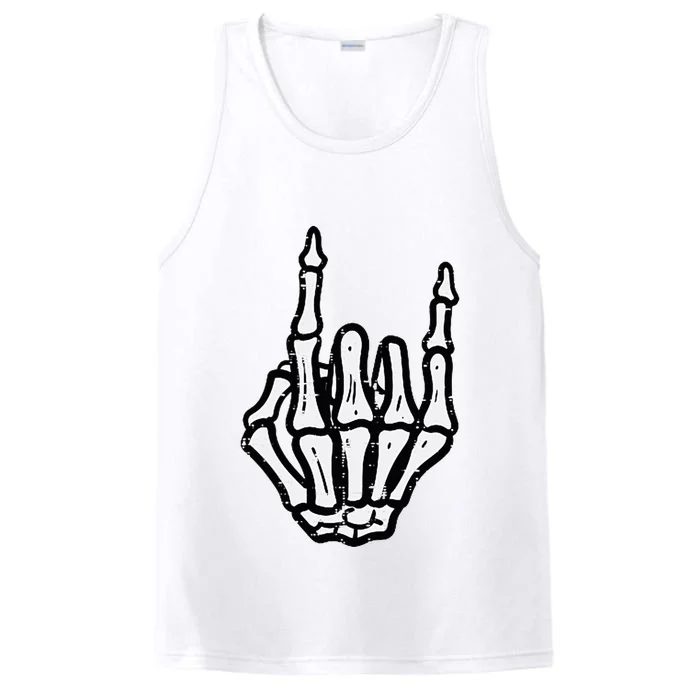 Punk Rock Skeleton Cool Rocker Halloween Performance Tank