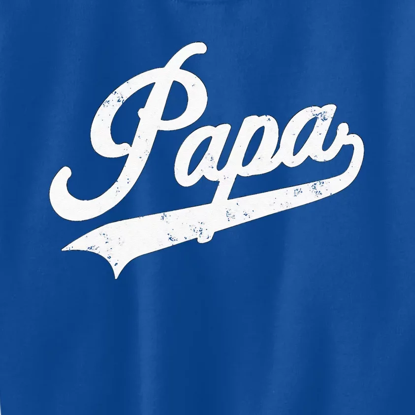 Papa Retro Style Father’s Day Gift For Funny Papa Grandpa Kids Sweatshirt