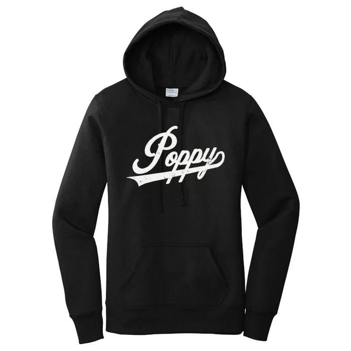 Poppy Retro Style Father’s day gift for Papa Grandpa Women's Pullover Hoodie