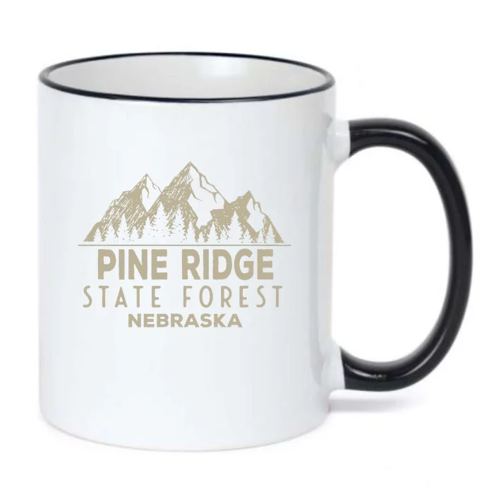 Pine Ridge State Forest Black Color Changing Mug