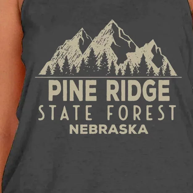 Pine Ridge State Forest Women's Knotted Racerback Tank