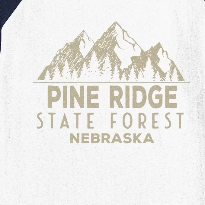 Pine Ridge State Forest Baseball Sleeve Shirt