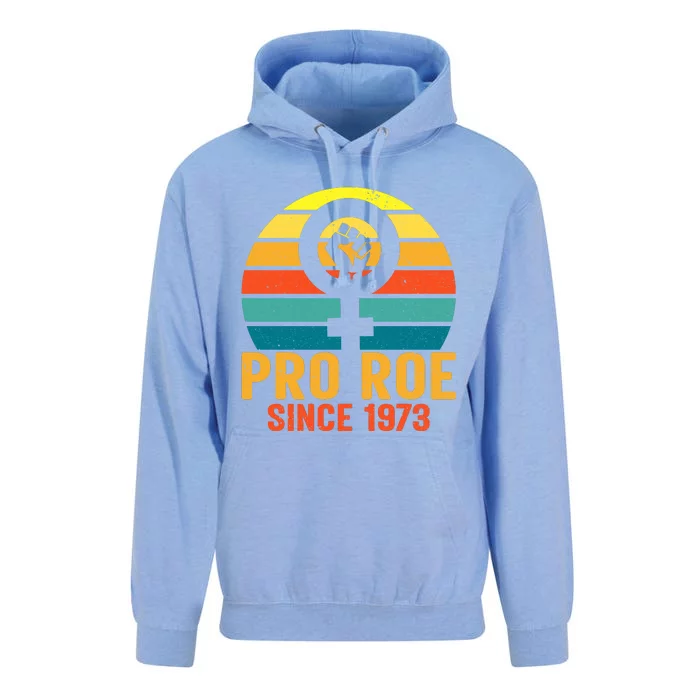 Pro Roe Since 1973 Vintage Retro T Unisex Surf Hoodie