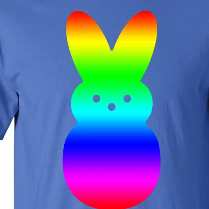 Peeps Rainbow Striped Gift Bunny Peep Gift Tall T-Shirt