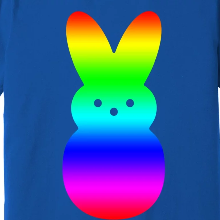 Peeps Rainbow Striped Gift Bunny Peep Gift Premium T-Shirt