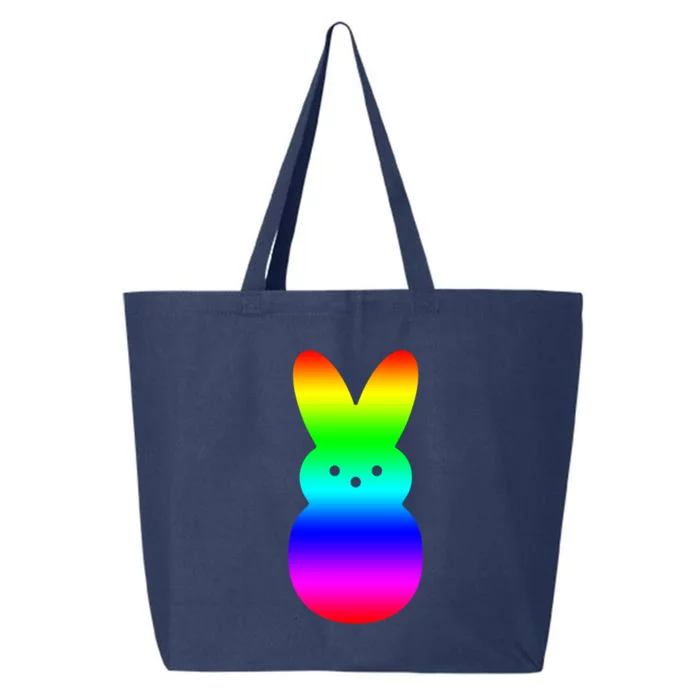 Peeps Rainbow Striped Gift Bunny Peep Gift 25L Jumbo Tote