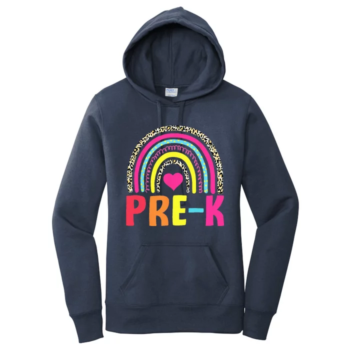 PreK Rainbow Squad Pre K Team Teacher Women's Pullover Hoodie