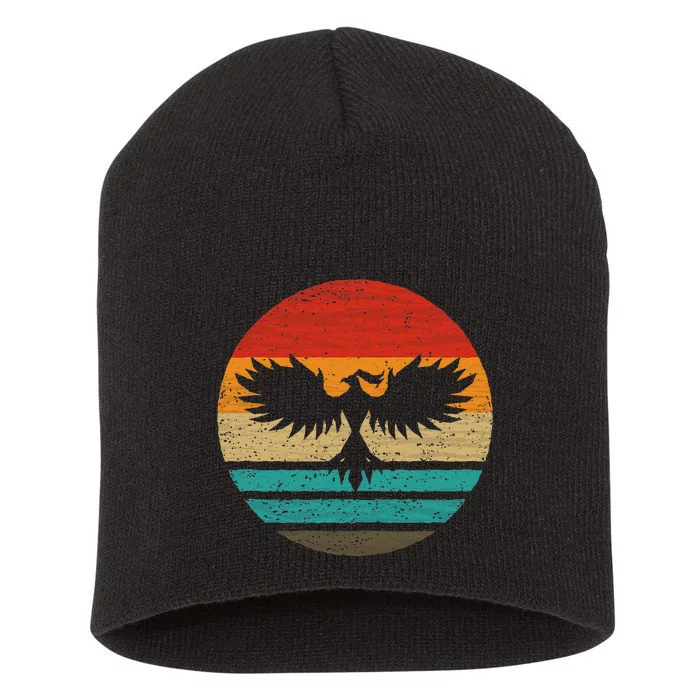 Phoenix Retro Style Vintage Short Acrylic Beanie