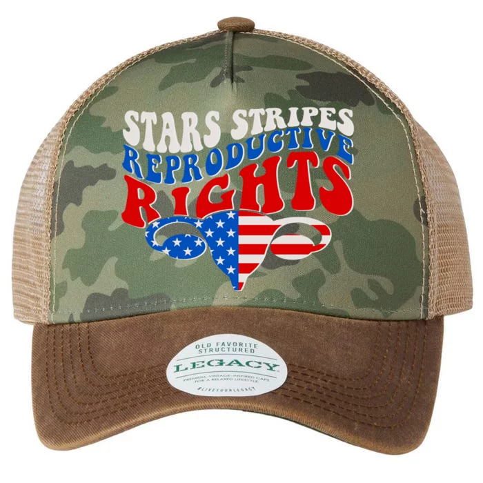 Pro Roe Stars Stripes Reproductive Rights Legacy Tie Dye Trucker Hat