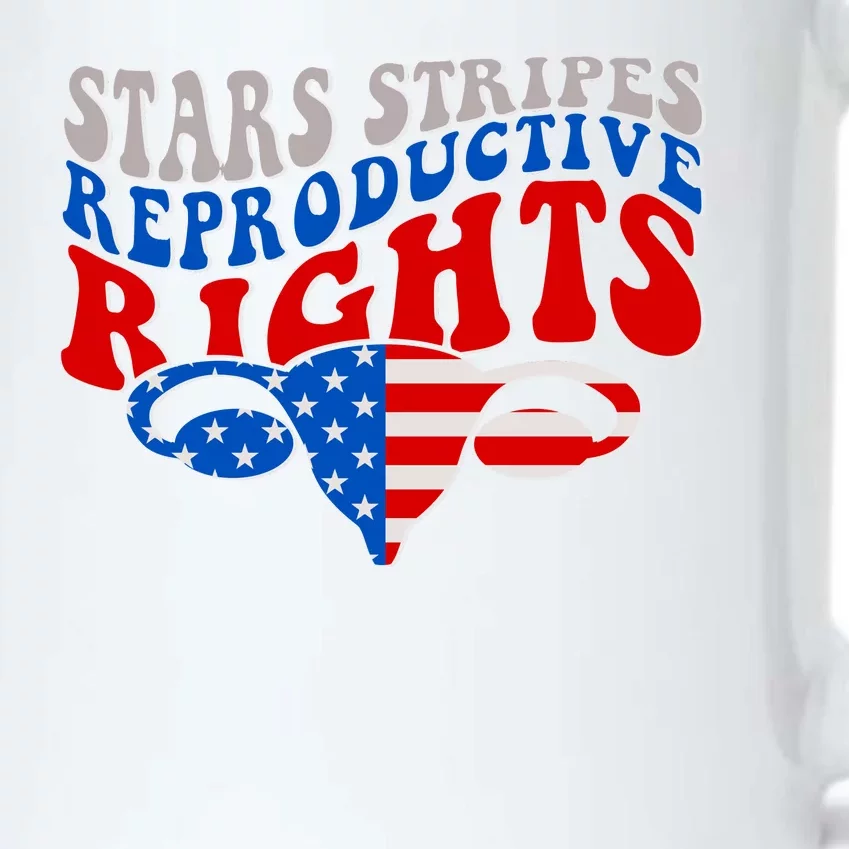 Pro Roe Stars Stripes Reproductive Rights Black Color Changing Mug