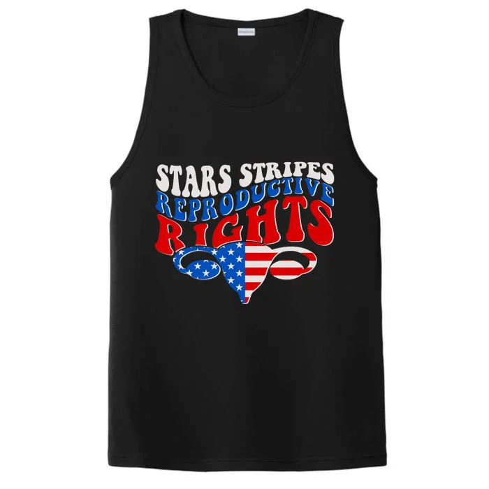 Pro Roe Stars Stripes Reproductive Rights Performance Tank