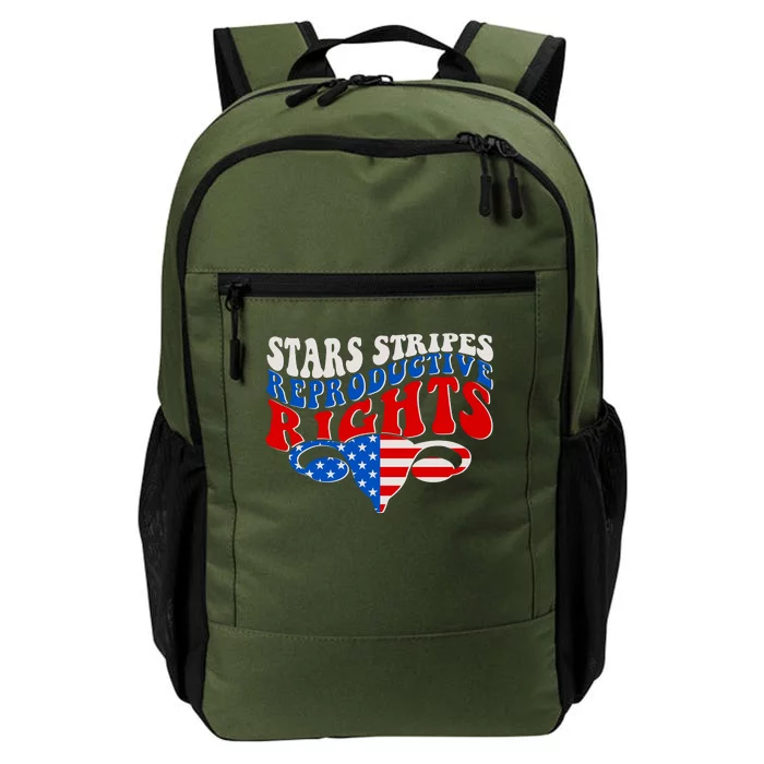 Pro Roe Stars Stripes Reproductive Rights Daily Commute Backpack