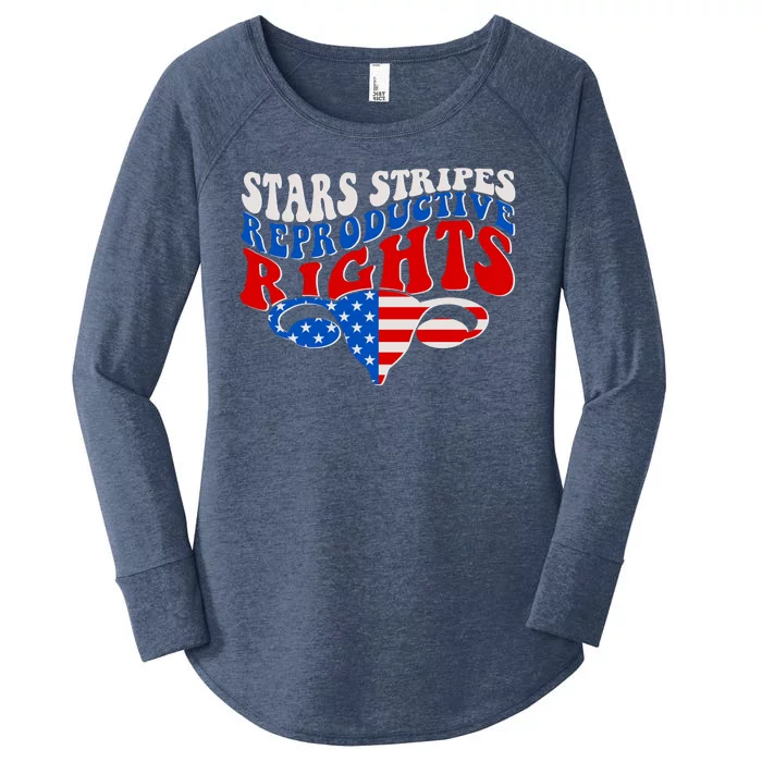 Pro Roe Stars Stripes Reproductive Rights Women's Perfect Tri Tunic Long Sleeve Shirt