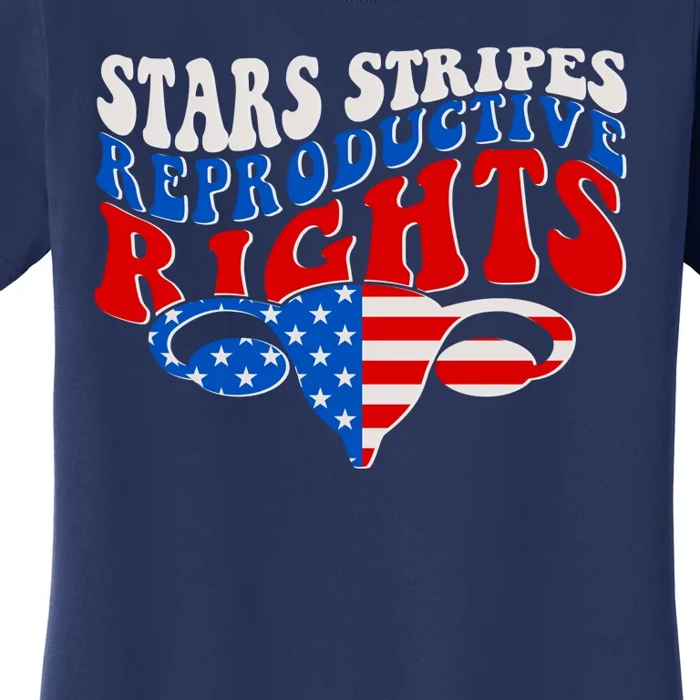 Pro Roe Stars Stripes Reproductive Rights Women's T-Shirt