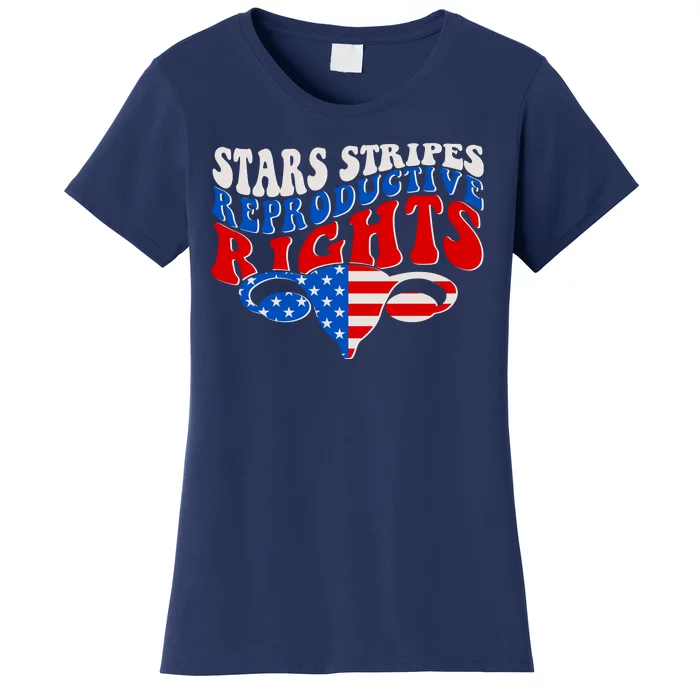 Pro Roe Stars Stripes Reproductive Rights Women's T-Shirt