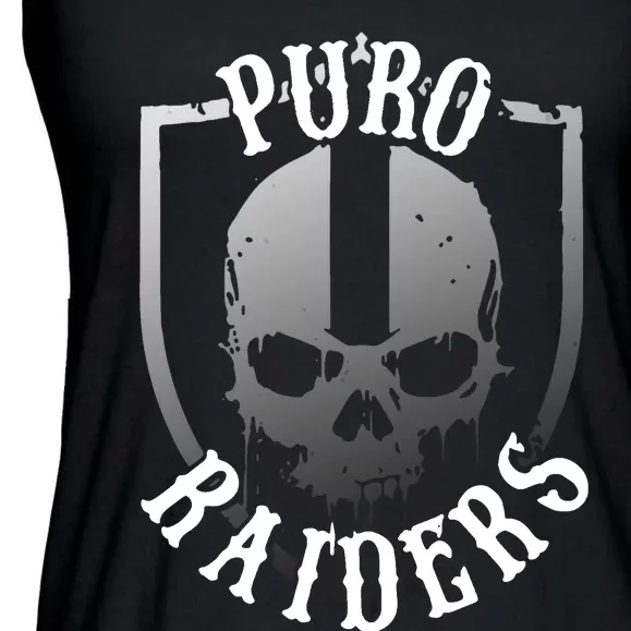 Puro Raiders Skull Ladies Essential Flowy Tank