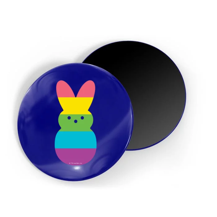 Peeps Rainbow Striped Bunny Peep Gift Magnet