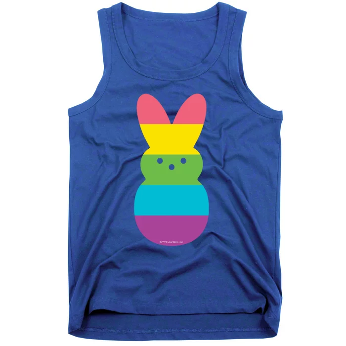 Peeps Rainbow Striped Bunny Peep Gift Tank Top