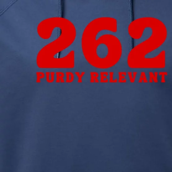 Purdy Relevant San Francisco Football Playoffs Performance Fleece Hoodie