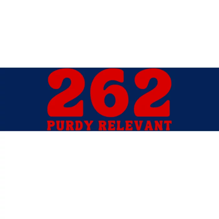 Purdy Relevant San Francisco Football Playoffs Bumper Sticker