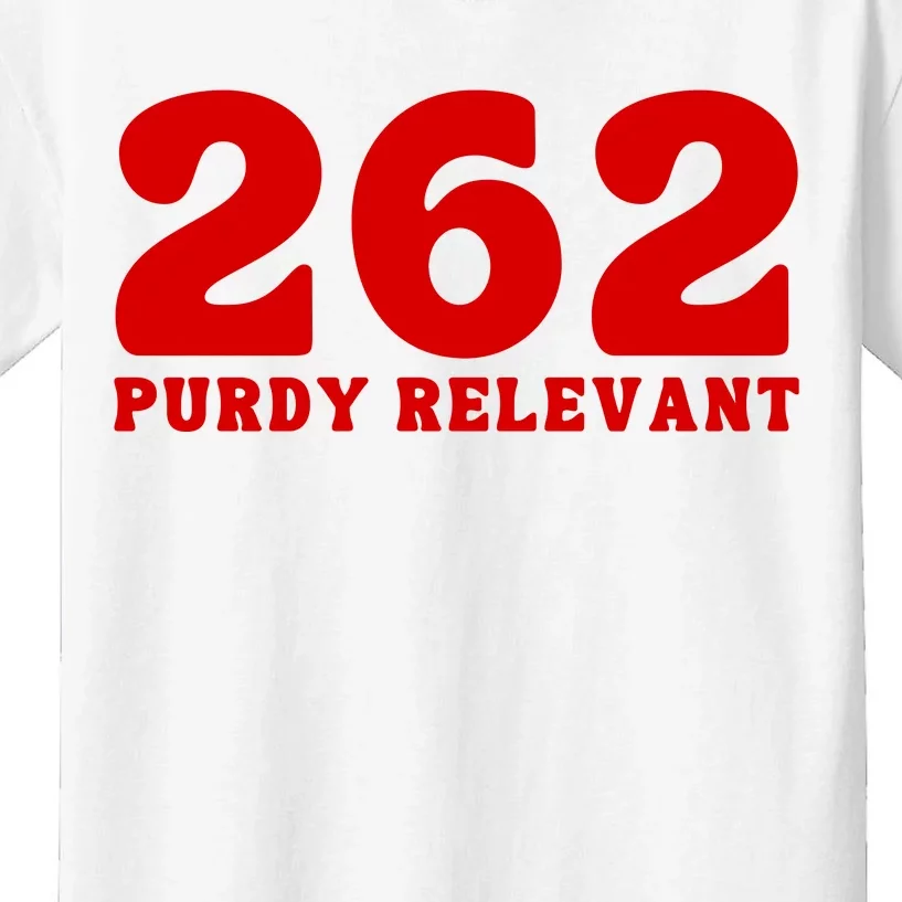 Purdy Relevant San Francisco Football Playoffs Kids T-Shirt