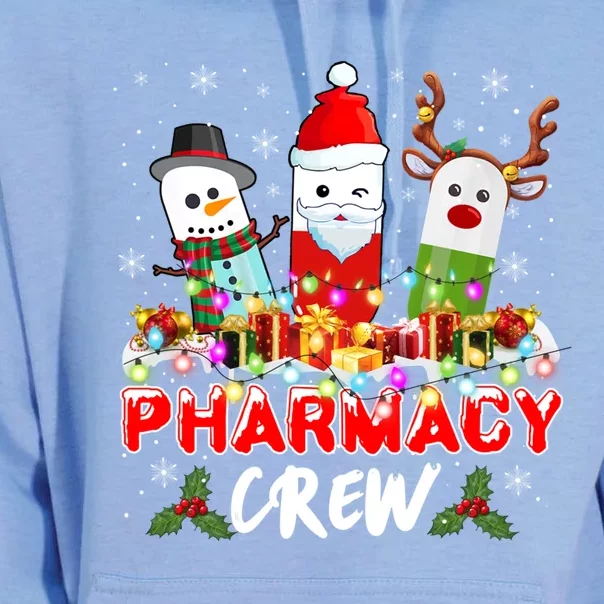 Pill Reindeer Santa Claus Pharmacy Crew Christmas Pharmacist Gift Unisex Surf Hoodie