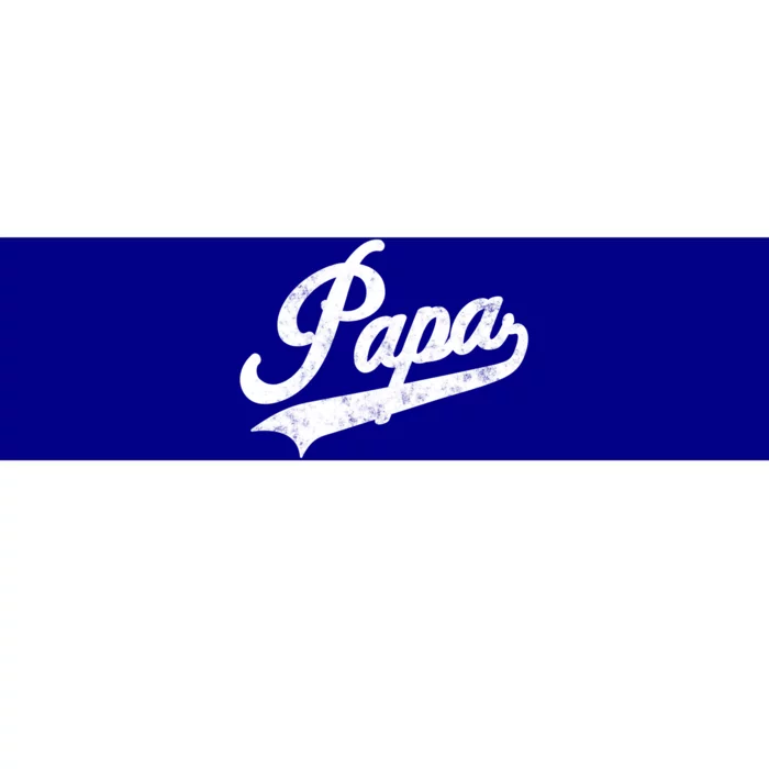 Papa Retro Style Father’S Day Gift For Funny Papa Grandpa Gift Bumper Sticker