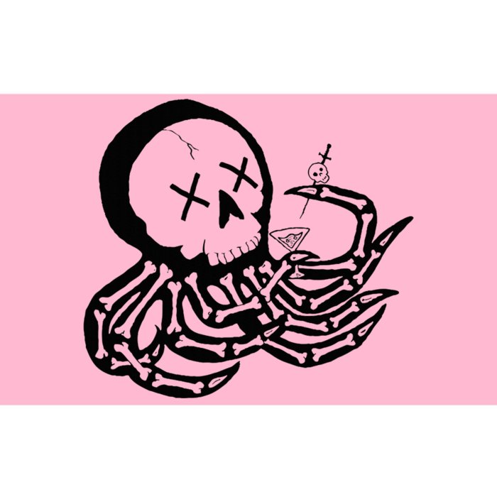 Punk Rock Skeleton Octopus Bumper Sticker