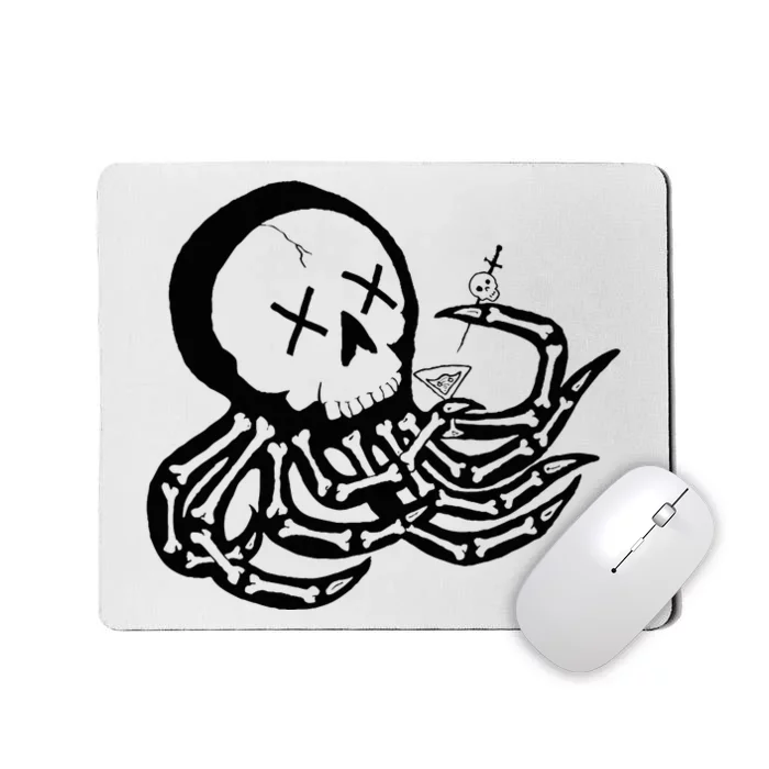 Punk Rock Skeleton Octopus Mousepad