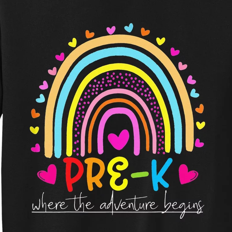 PreK rainbow teacher team PreK squad Sweatshirt