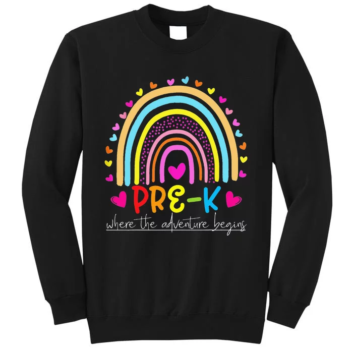 PreK rainbow teacher team PreK squad Sweatshirt