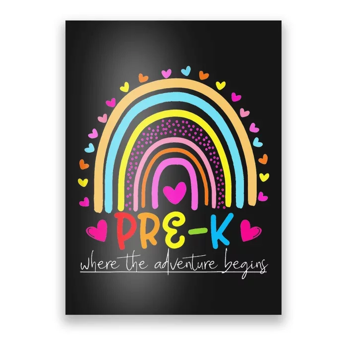 PreK rainbow teacher team PreK squad Poster