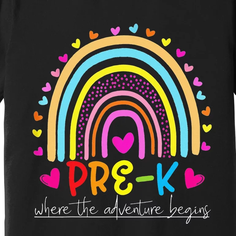 PreK rainbow teacher team PreK squad Premium T-Shirt