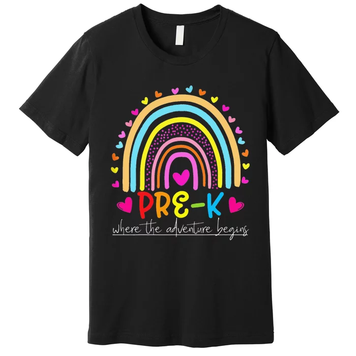 PreK rainbow teacher team PreK squad Premium T-Shirt